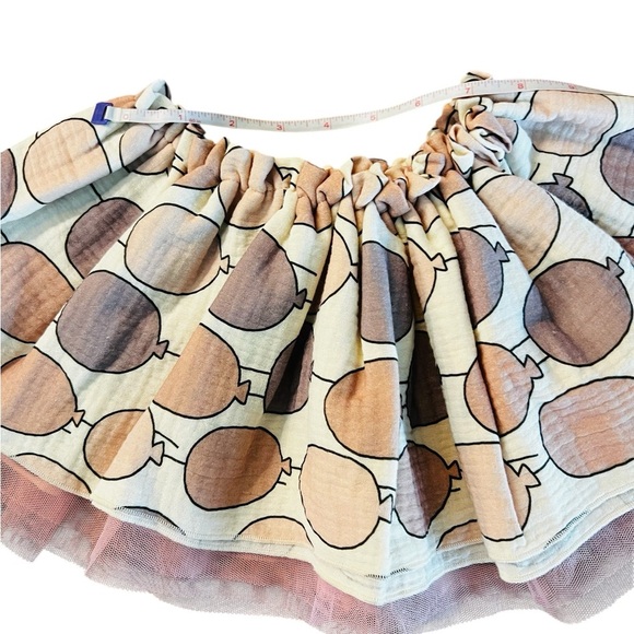 Oh Baby! Balloon Print Skirt Soft pink, muted purple and cream Size 4 - Picture 7 of 8
